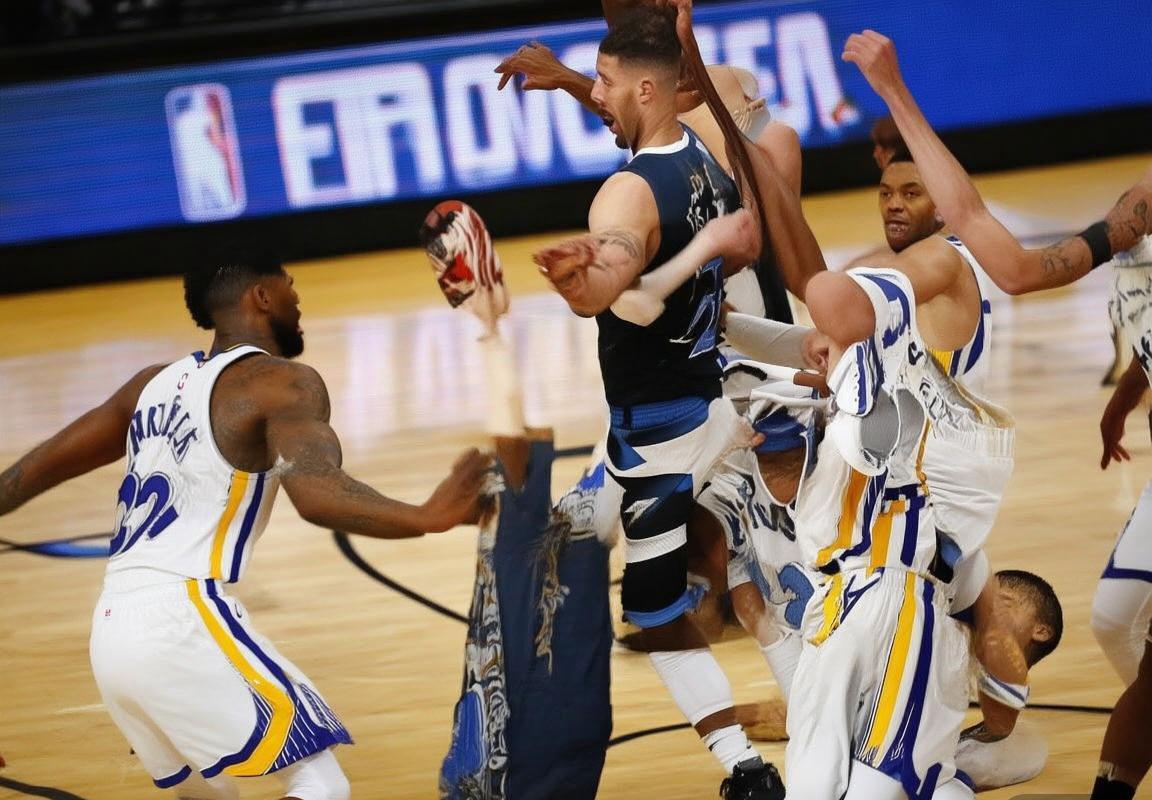 2019年勇士对森林狼经典篮球对决：战术火花与巅峰对决(图3)